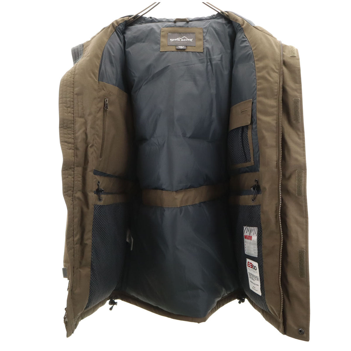 美品 Eddie Bauer エディーバウアー ダウンジャケット M ブラウン メンズ