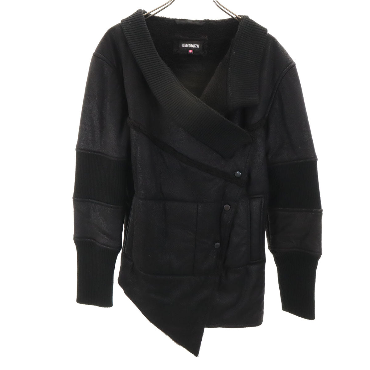 美品 DEMOBAZA デモバザ ジャケット S ブラック レディース