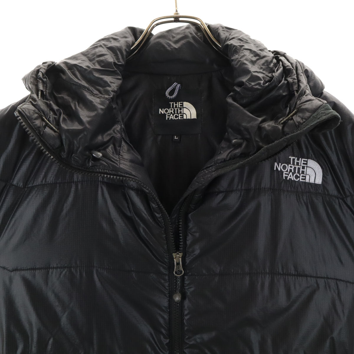 美品 THE NORTH FACE ノースフェイス 中綿ジャケット L ブラック NY17500 アウトドア メンズ