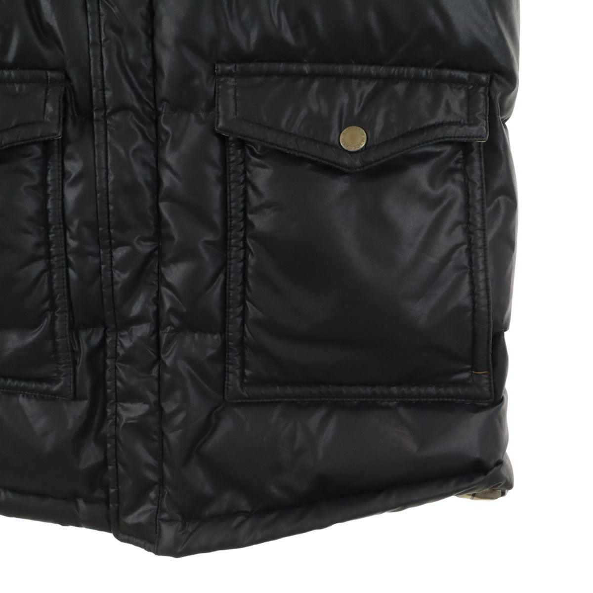 BURBERRY BLACK LABEL バーバリーブラックレーベル ダウンジャケット M ブラック 三陽商会 メンズ