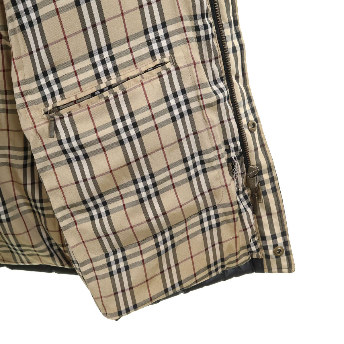 BURBERRY BLACK LABEL バーバリーブラックレーベル ダウンジャケット M ブラック 三陽商会 メンズ