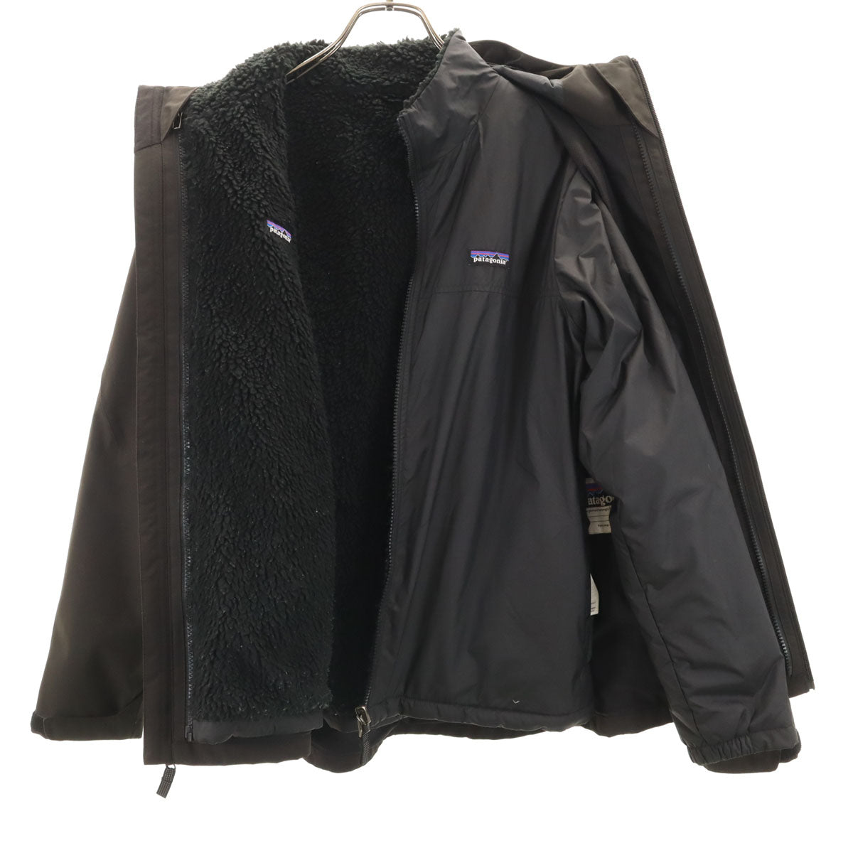 patagonia パタゴニア フォーインワン エブリデー ジャケット XXL ブラック 2WAY 68035FA22 アウトドア メンズ