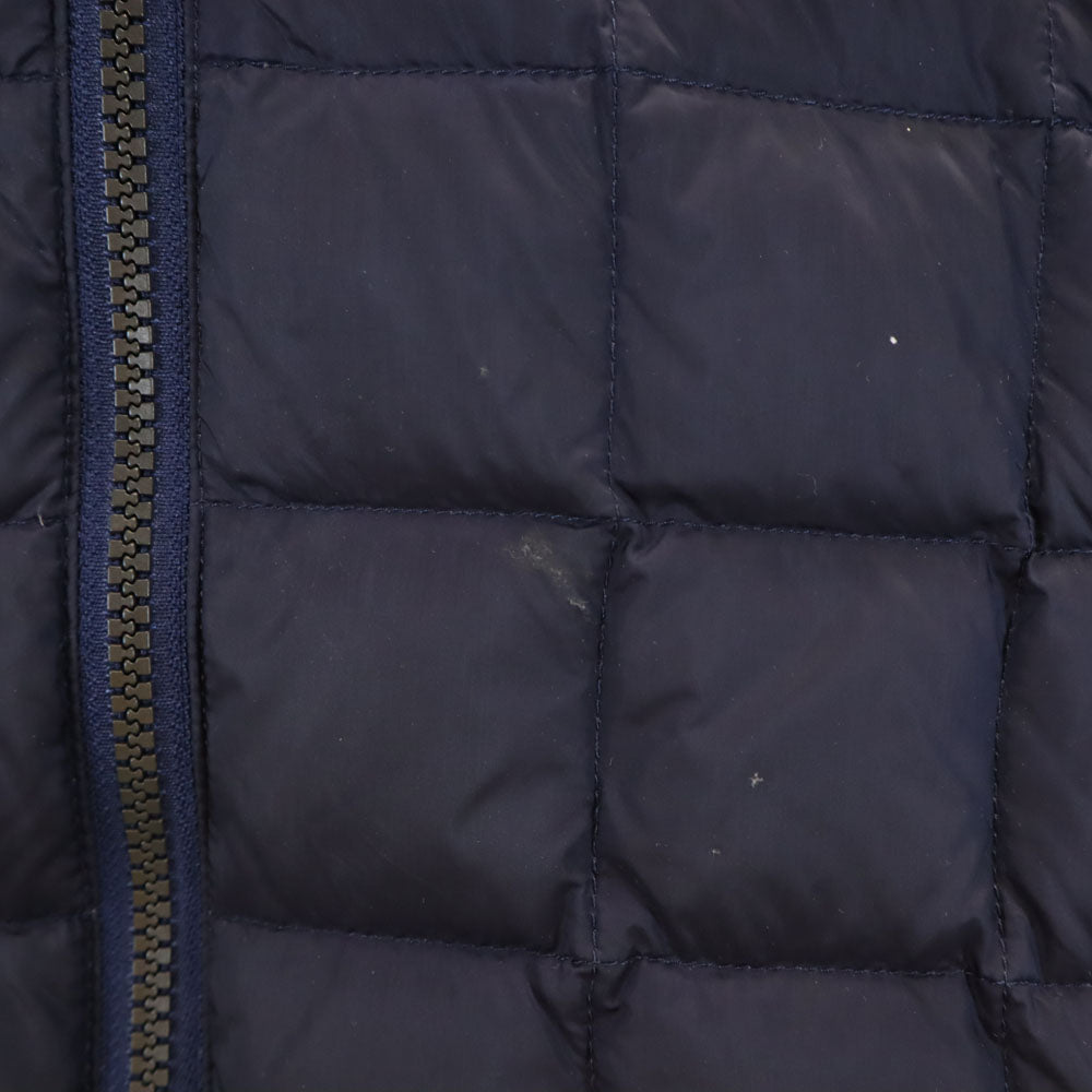 TAION タイオン ニット切替 ダウンジャケット M ネイビー レディース