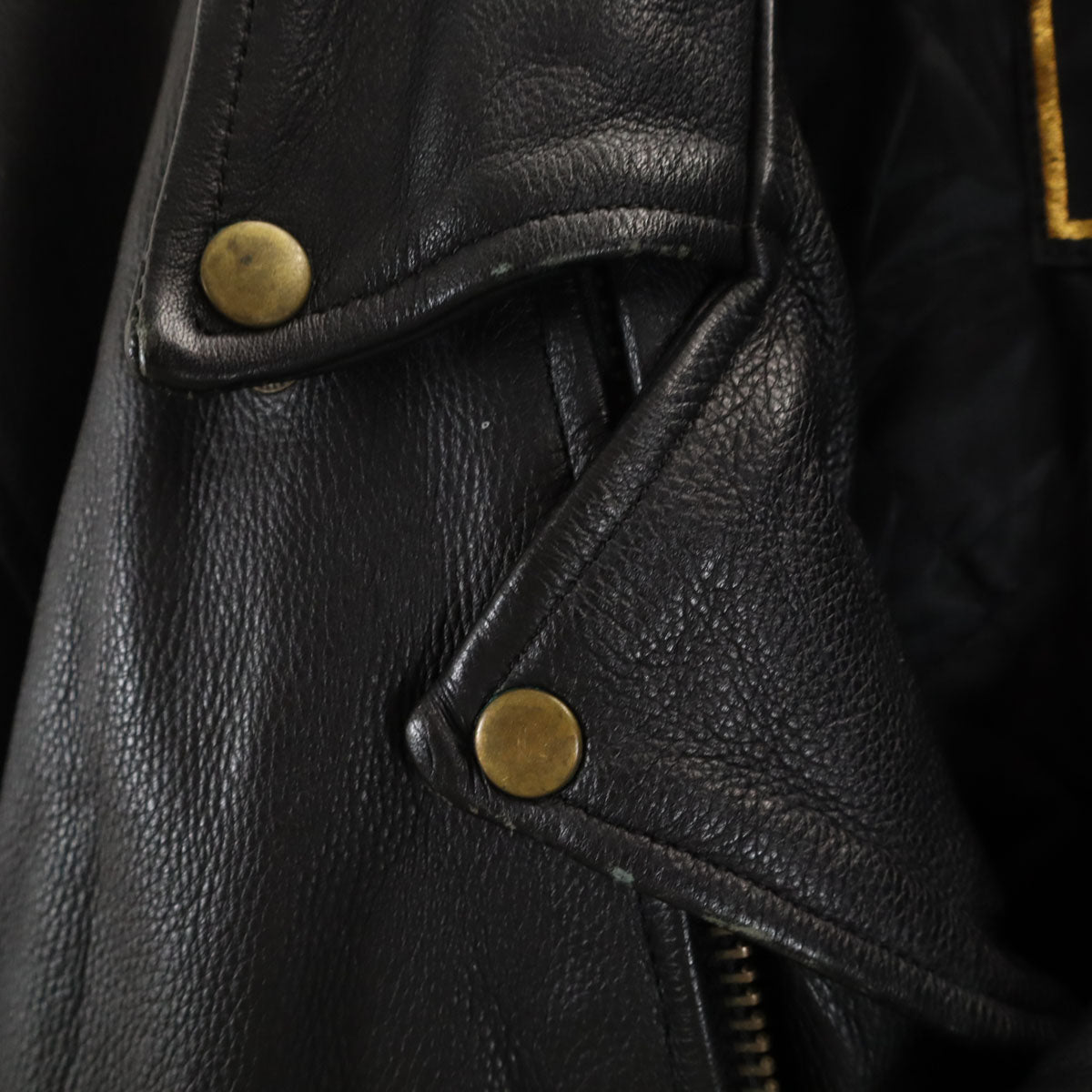 BARNEY'S LEATHER バーニーズレザー ライダースジャケット 54 ブラック系 ライナー メンズ