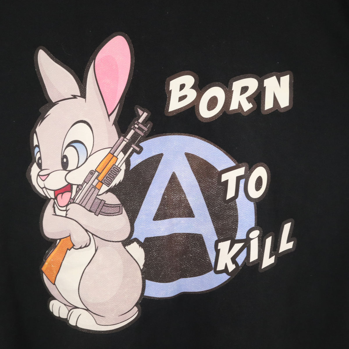 PSYCHOWORKS サイコワークス ラビット 長袖 スウェット トレーナー ブラック ユニセックス メンズ