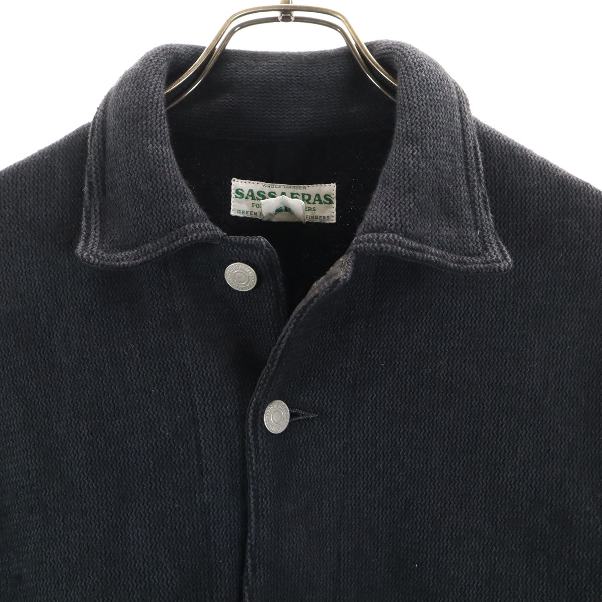 SASAFRAS ササフラス 日本製 カバーオール M ブラック系 ジャケット メンズ