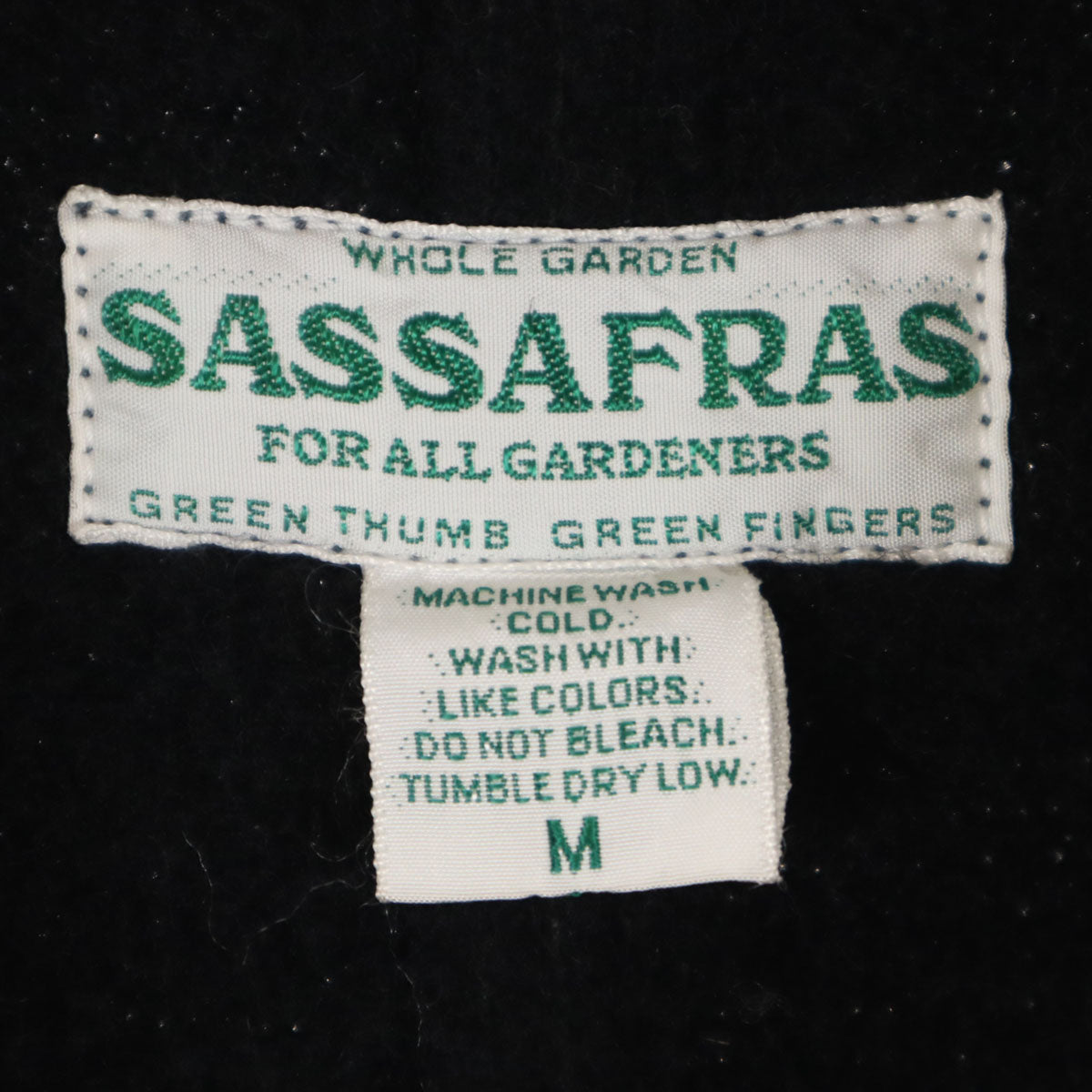 SASAFRAS ササフラス 日本製 カバーオール M ブラック系 ジャケット メンズ