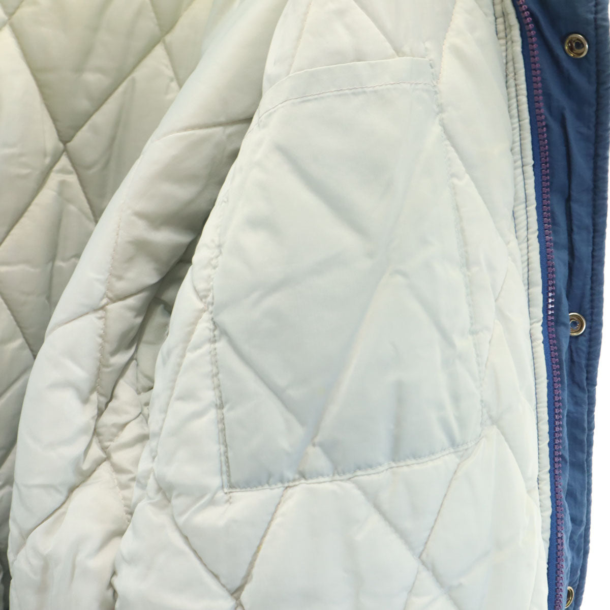 NIKE ナイキ 90s オールド バックロゴ 中綿ジャケット M/F 青紺 メンズ