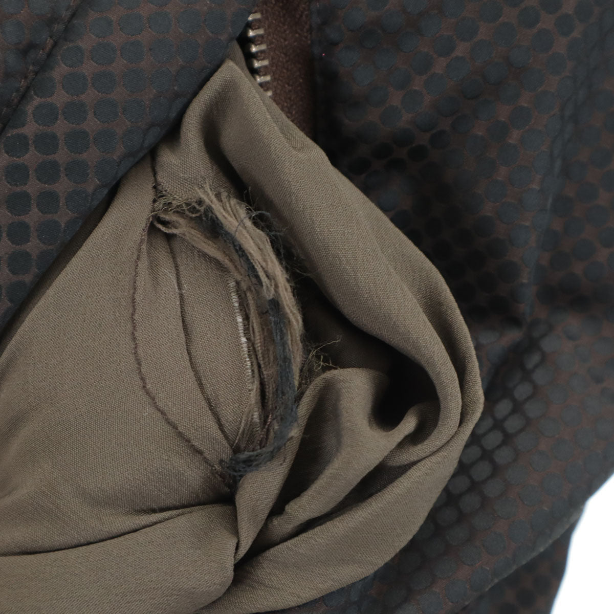 ETRO エトロ イタリア製 ドット柄 ダウンジャケット XS ブラック メンズ