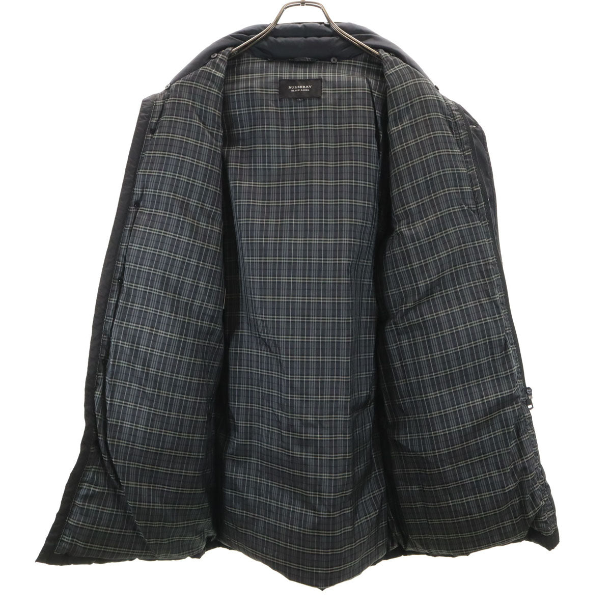 BURBERRY BLACK LABEL バーバリーブラックレーベル ダウンコート L ブラック レディース