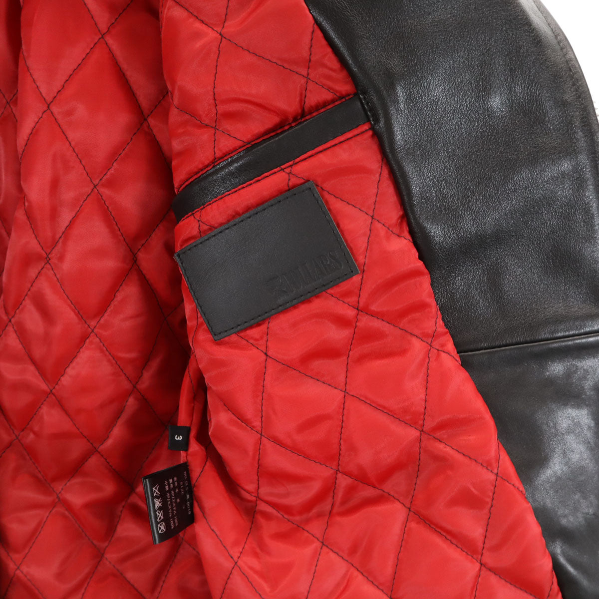 JACKROSE VINTAGE ジャックローズ ヴィンテージ COLLARS カラーズ コラボ 武装戦線 T.F.O.A 牛革レザー ダブルライダースジャケット 3 ブラック メンズ