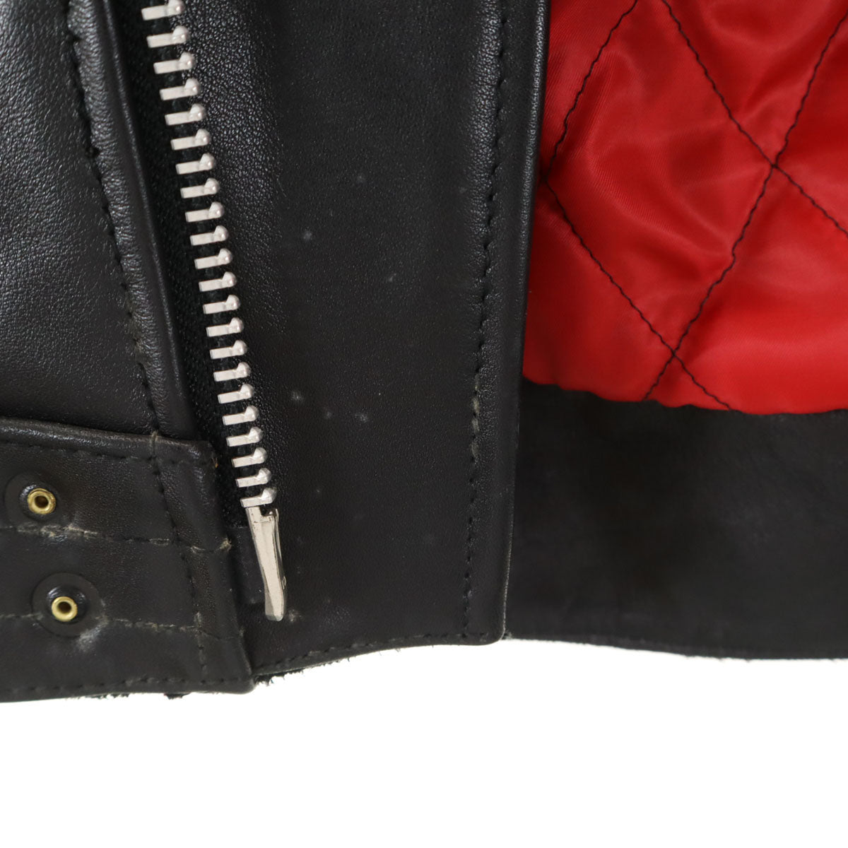 JACKROSE VINTAGE ジャックローズ ヴィンテージ COLLARS カラーズ コラボ 武装戦線 T.F.O.A 牛革レザー ダブルライダースジャケット 3 ブラック メンズ