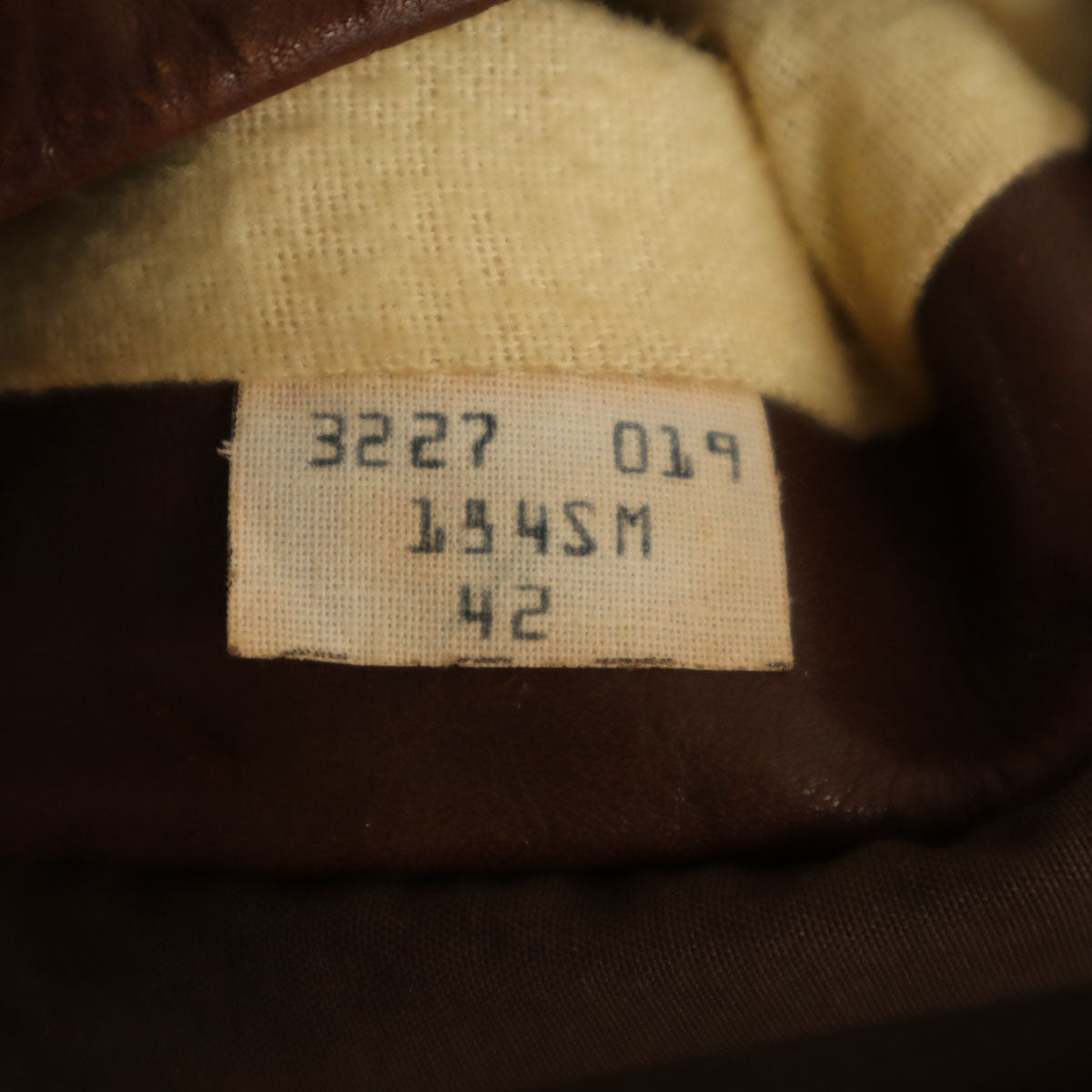 schott ショット 80s USA製 134SM ヴィンテージ A-2 レザー フライトジャケット 42 ブラウン ライナー付き メンズ