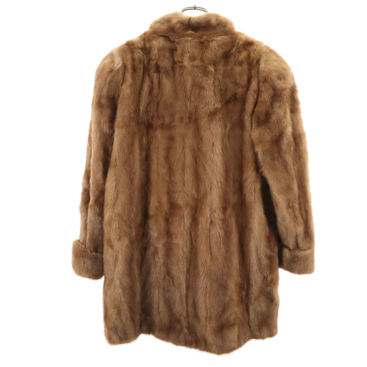 美品 SAGA MINK サガミンク 毛皮コート F ブラウン レディース
