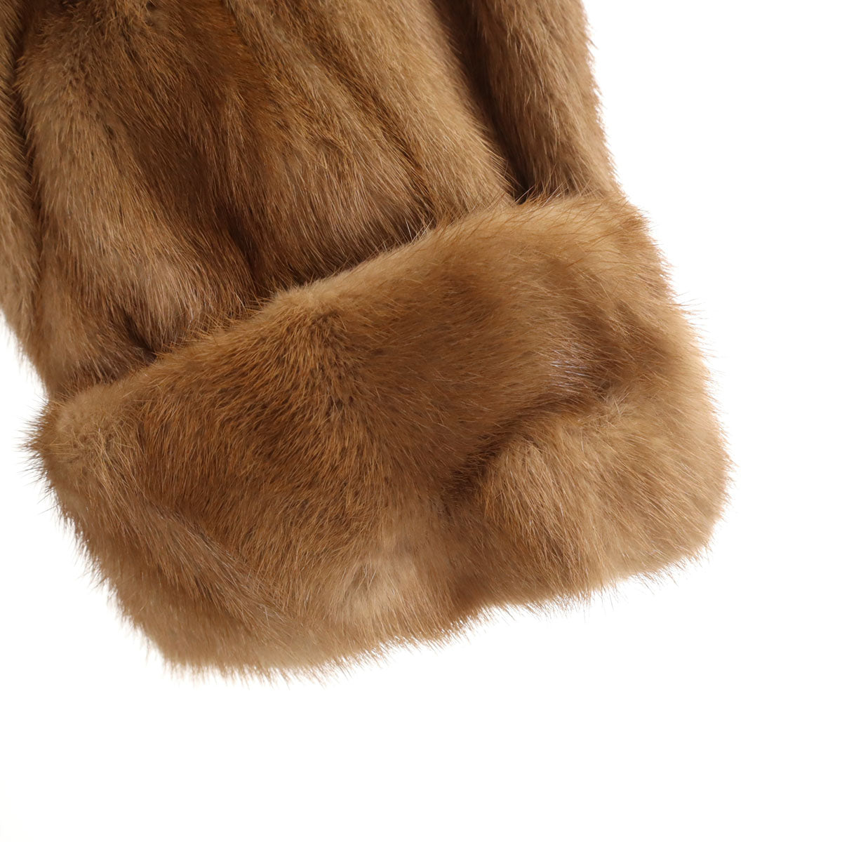 美品 SAGA MINK サガミンク 毛皮コート F ブラウン レディース