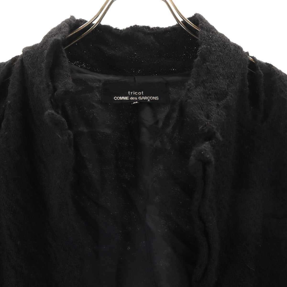 tricot COMME des GARCONS トリココムデギャルソン 00s 2007年 日本製 ウールジャケット M ブラック レディース