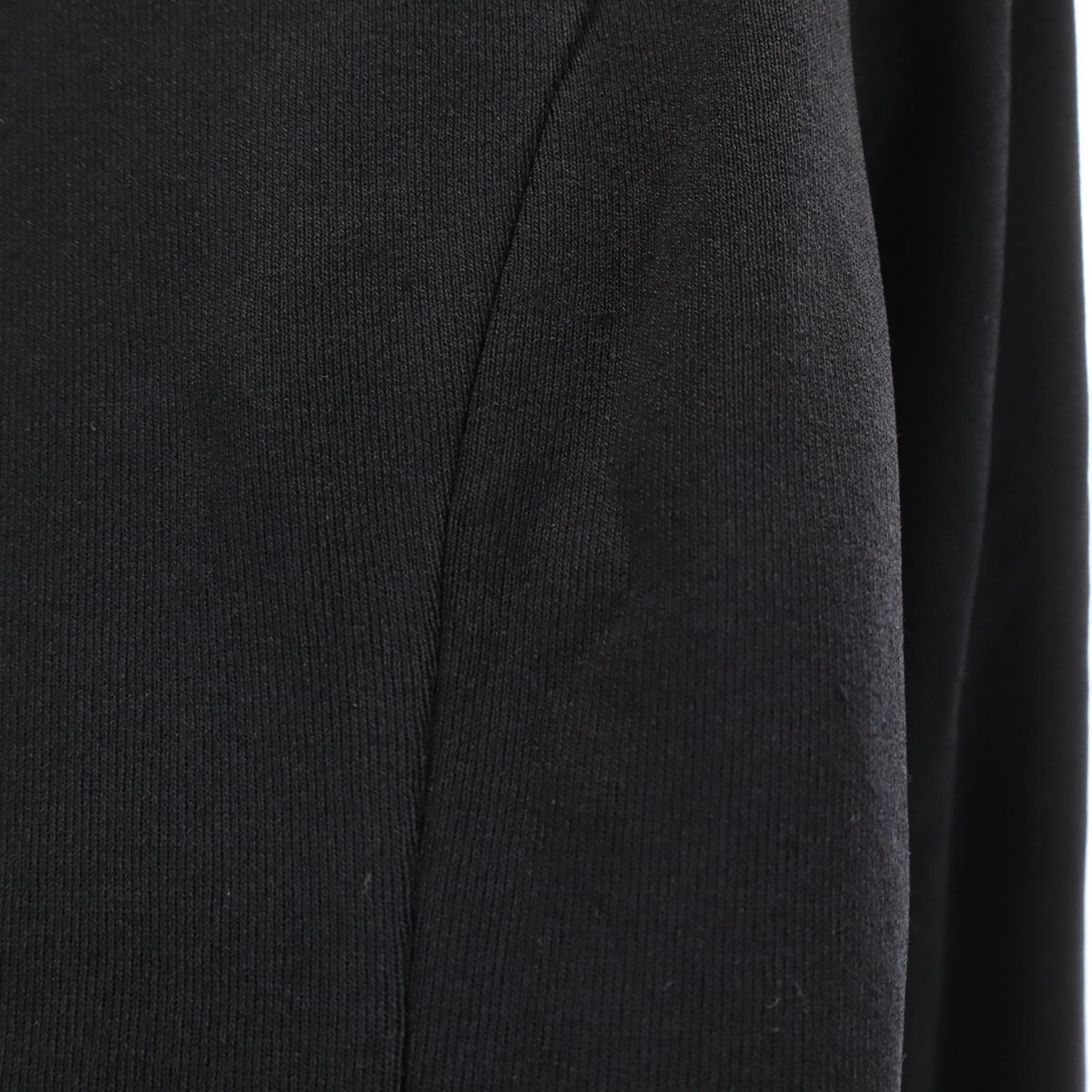 Rene ルネ 日本製 長袖 ジップアップ ニットカーディガン 38 ブラック レディース