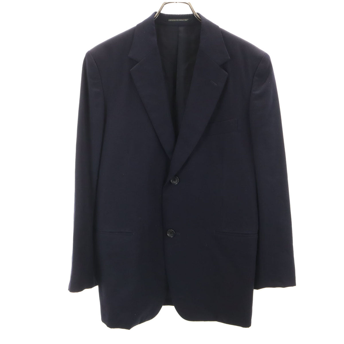美品 Yohji Yamamoto COSTUME D'HOMME ヨウジヤマモト コスチュームドオム 日本製 ウール テーラードジャケット 2 ネイビー メンズ
