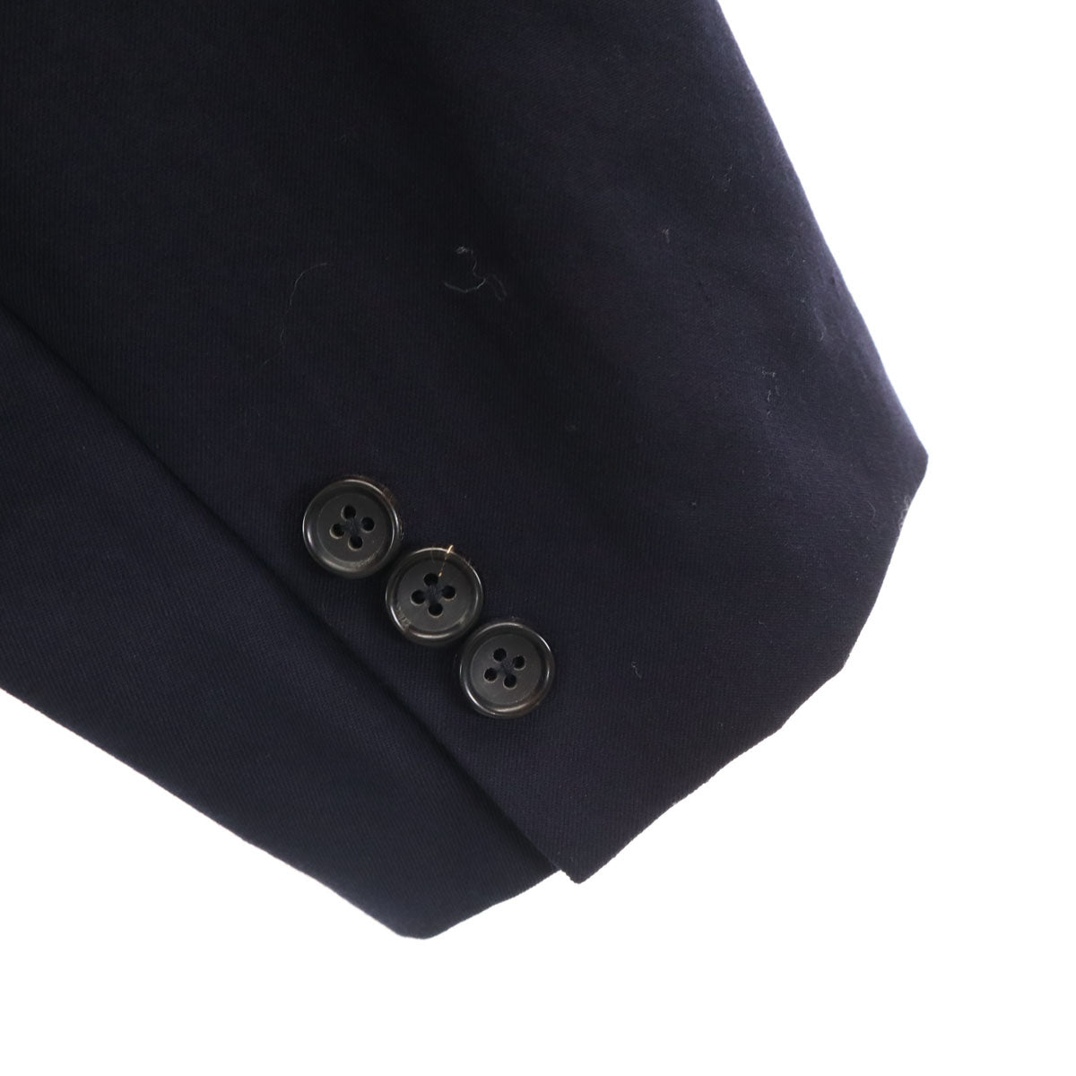 美品 Yohji Yamamoto COSTUME D'HOMME ヨウジヤマモト コスチュームドオム 日本製 ウール テーラードジャケット 2 ネイビー メンズ