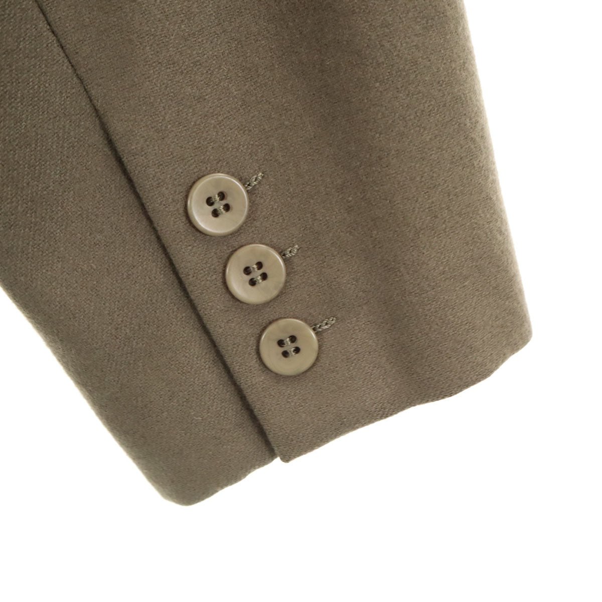 Emporio Armani エンポリオアルマーニ 90s 日本製 ウール オールド テーラードジャケット 42 ベージュ レディース