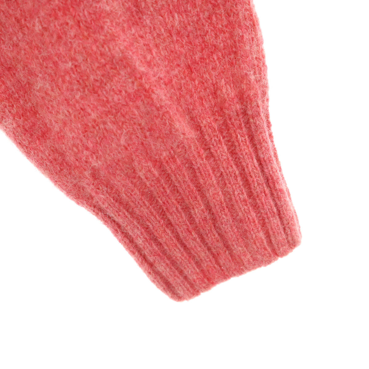 美品 INVERALLAN インバーアラン スコットランド製 長袖 Vネック ニットカーディガン 40 ピンク レディース