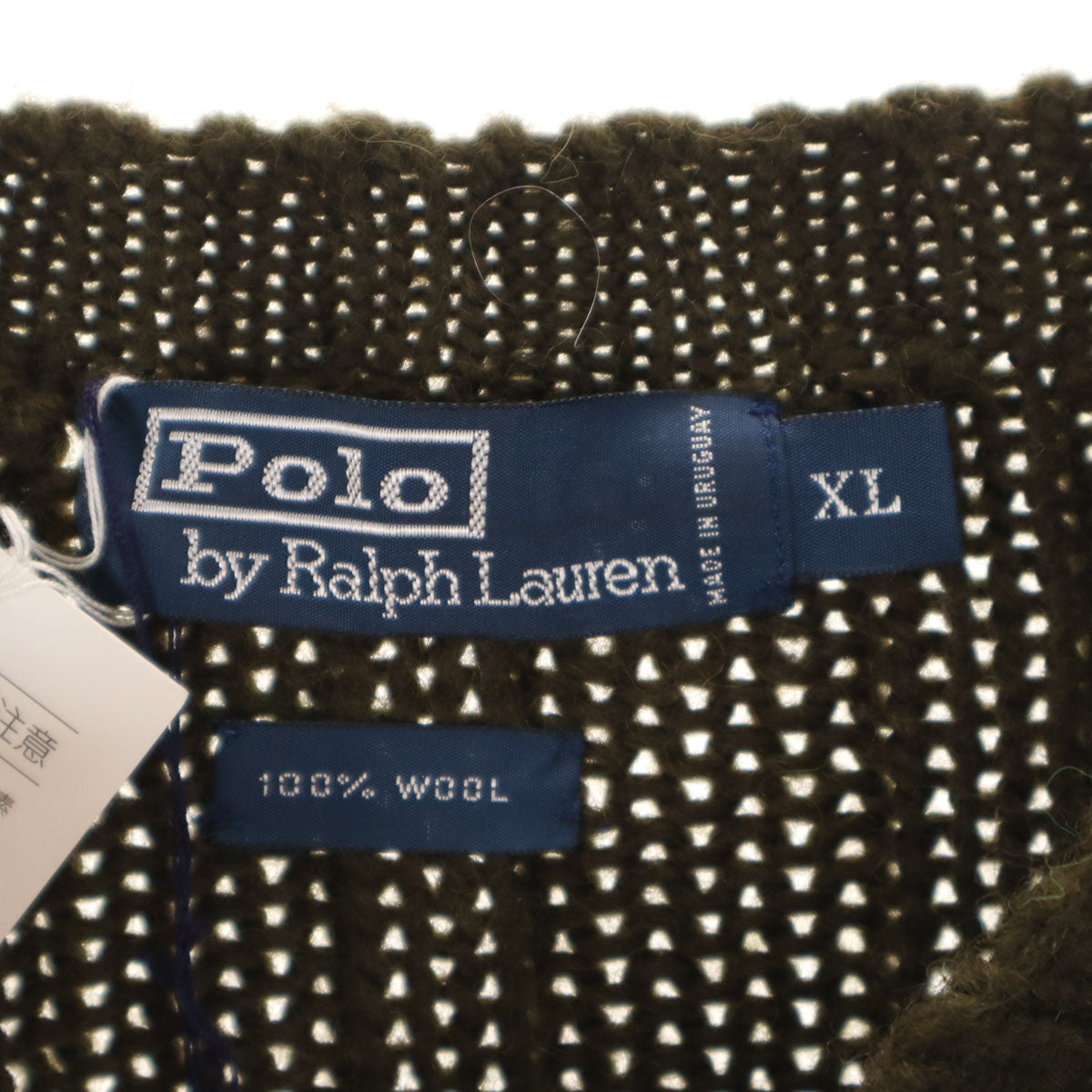 未使用 Polo by Ralph Lauren ポロバイラルフローレン 長袖 セーター XL カーキ ニット メンズ