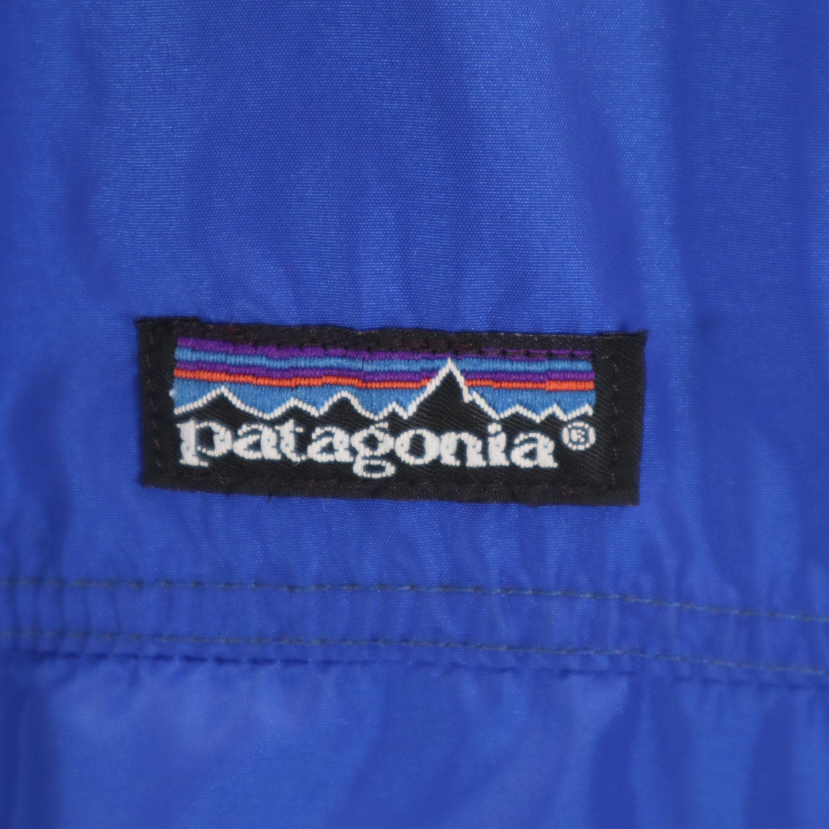 patagonia パタゴニア 90s USA製 レジスター ナイロンジャケット S ブルー アウトドア 43111 メンズ