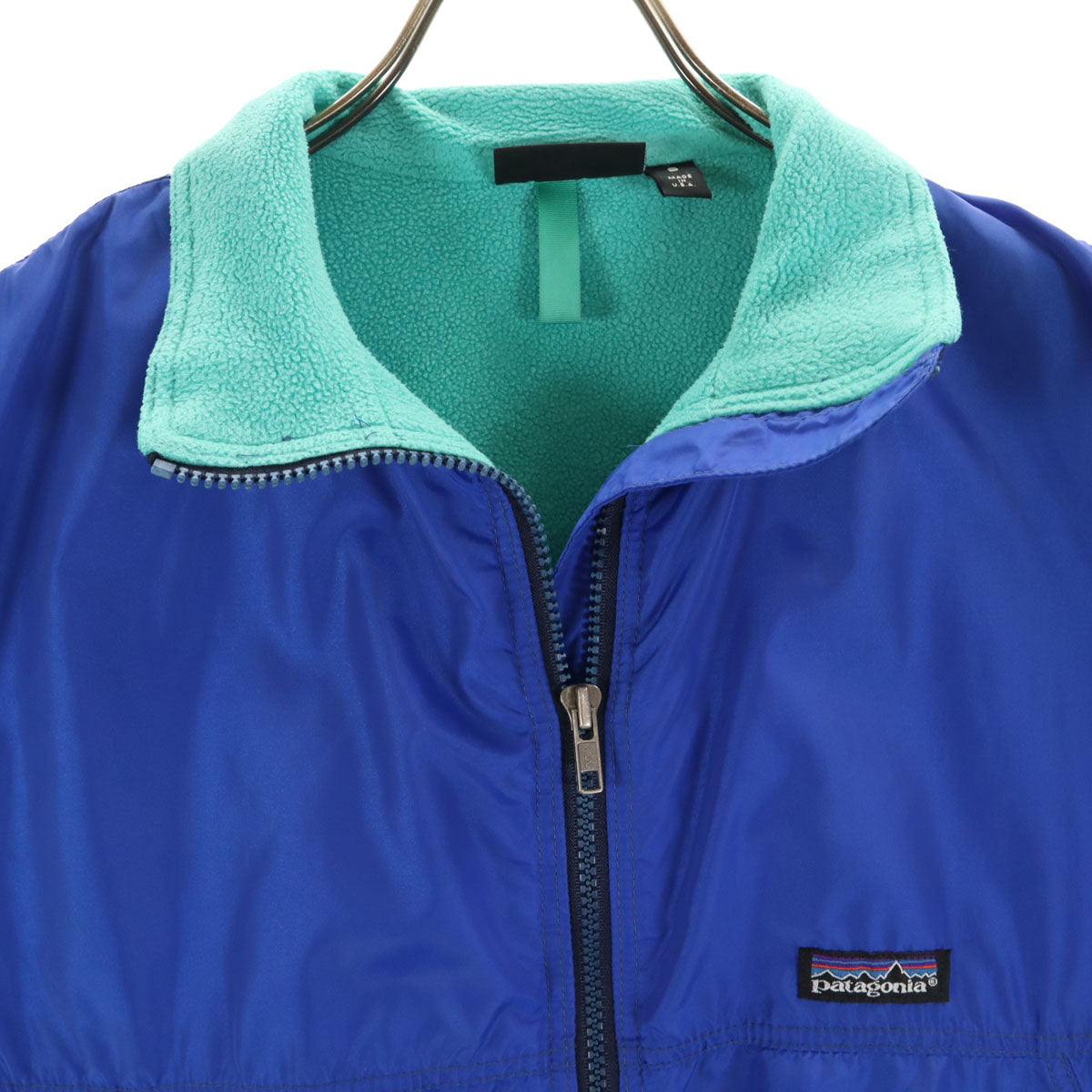 patagonia パタゴニア 90s USA製 レジスター ナイロンジャケット S ブルー アウトドア 43111 メンズ