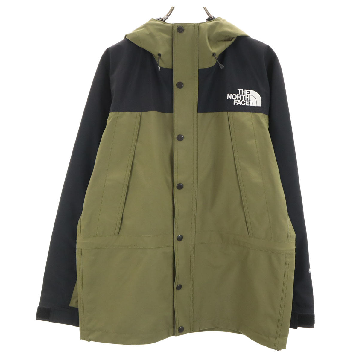 美品 THE NORTH FACE ノースフェイス ゴアテックス マウンテンライト ジャケット M カーキ系 アウトドア NP11834 メンズ
