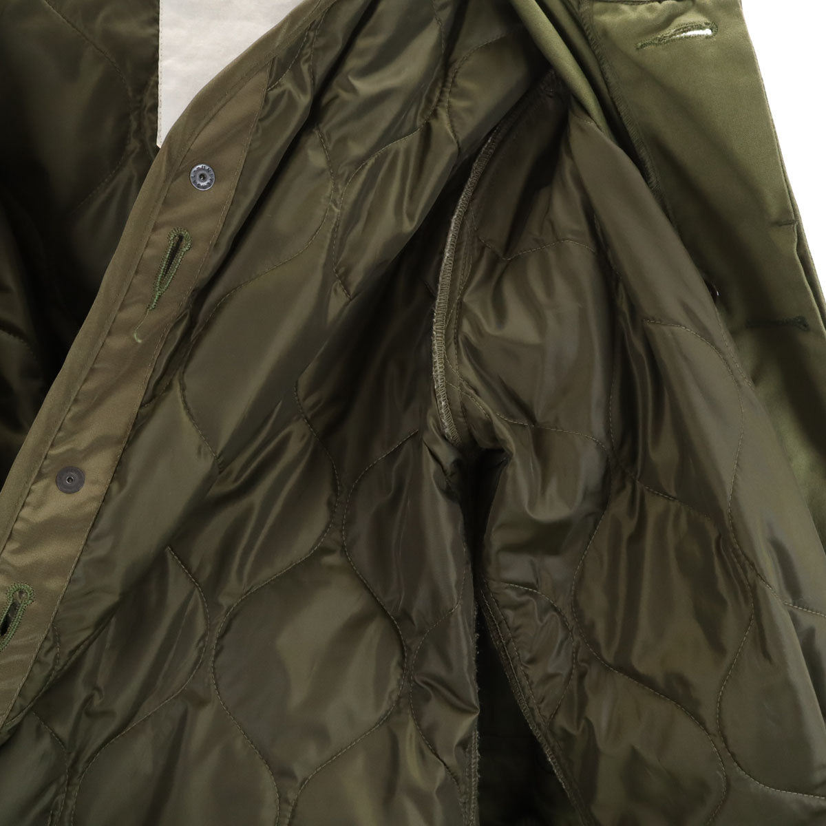 HYSTERIC GLAMOUR ヒステリックグラマー 日本製 ライナー付き ミリタリーコート M グリーン メンズ