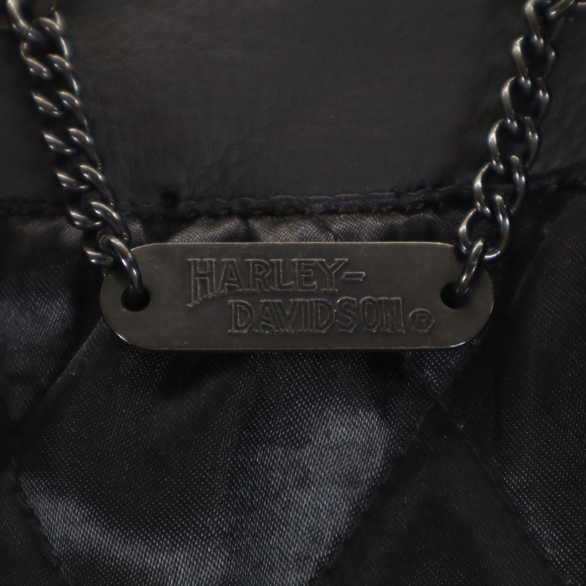 HARLEY DAVIDSON ハーレーダビッドソン 本革レザー ライダースジャケット 36 ブラック シングル メンズ