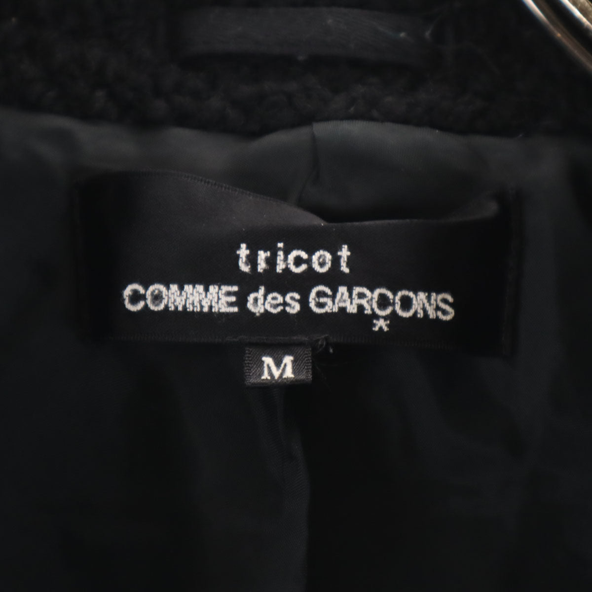 tricot COMME des GARCONS トリコットコムデギャルソン 00s 2002年 日本製 ウールジャケット M ブラック レディース