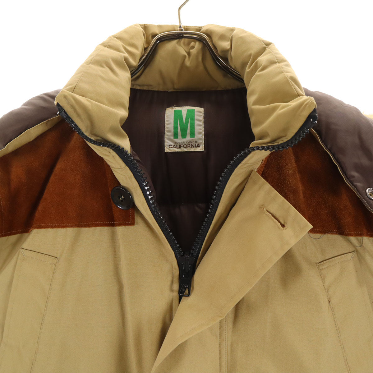 SUGAR CANE シュガーケーン ダウンジャケット M ベージュ メンズ