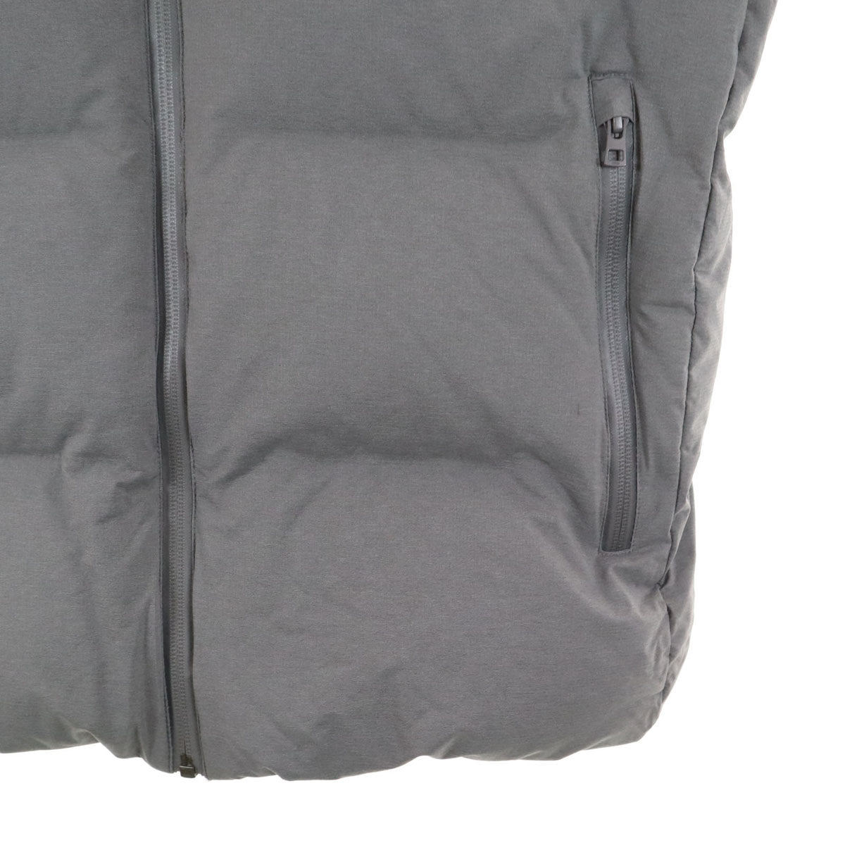 UNIQLO ユニクロ 長袖 シームレス ダウンパーカー L グレー メンズ