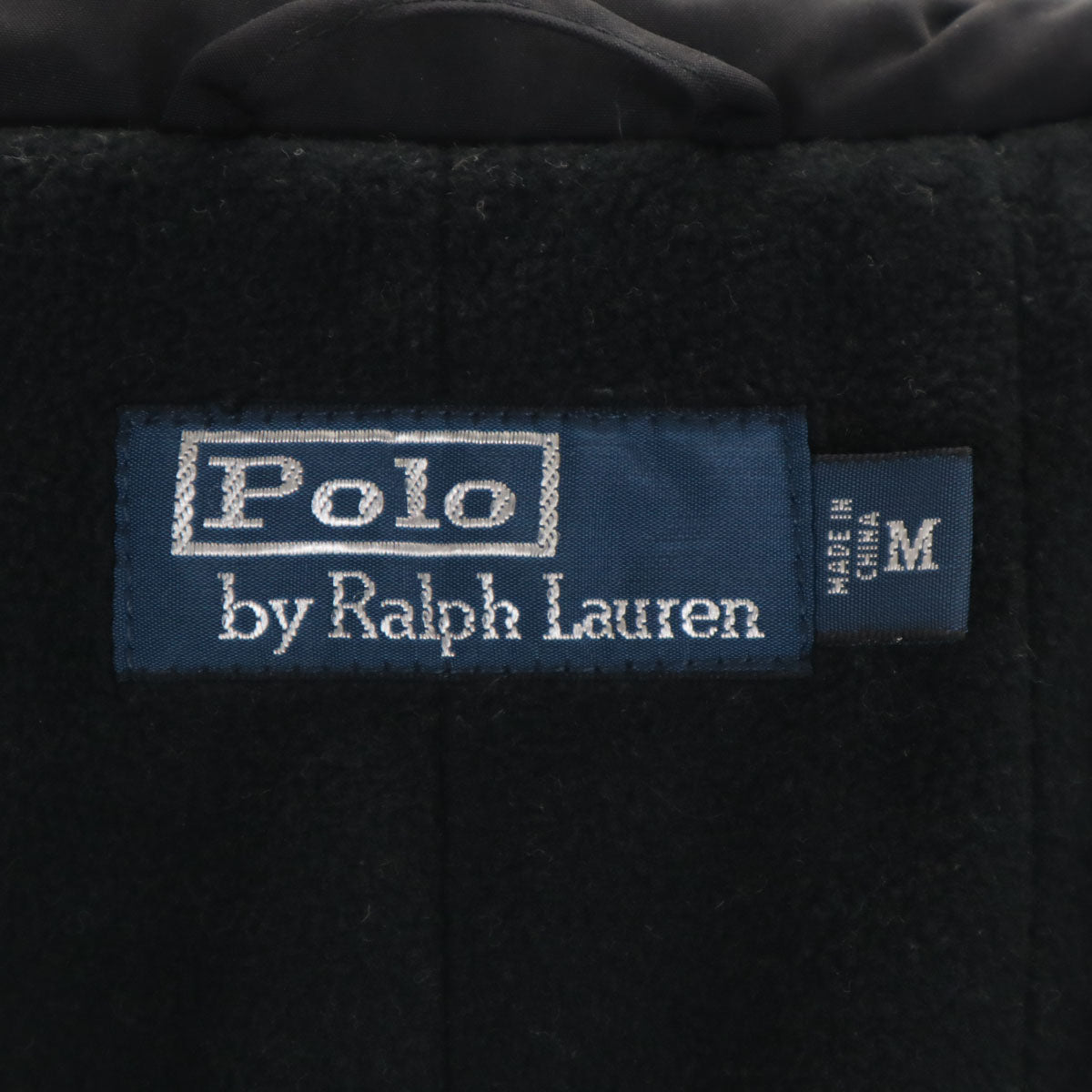 Polo by Ralph Lauren ポロバイラルフローレン 中綿ジャケット M ブラック 裏フリース メンズ