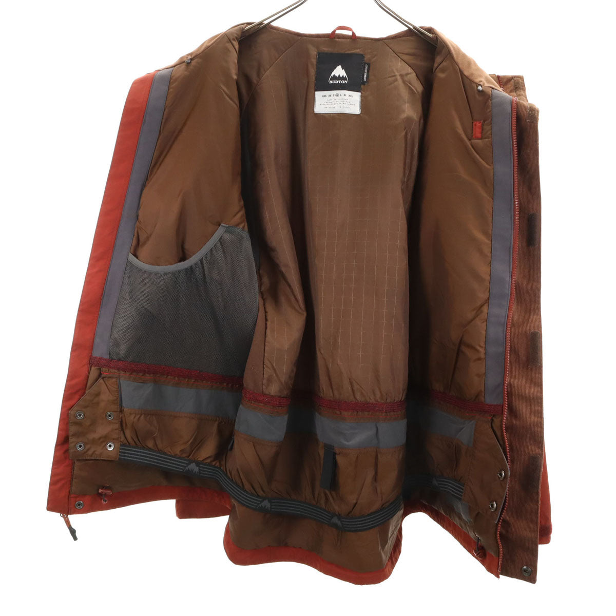 BURTON バートン スノーボード ブリーチ ジャケット M ブラウン 中綿 メンズ