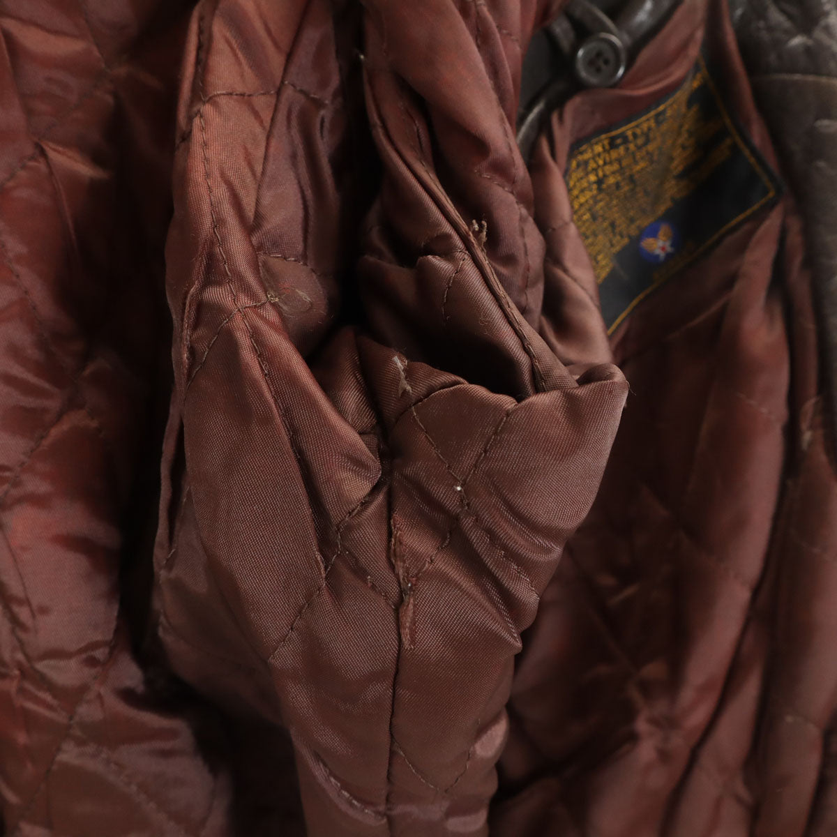 AVIREX アヴィレックス 90s オールド レザージャケット S ブラウン ブルゾン メンズ