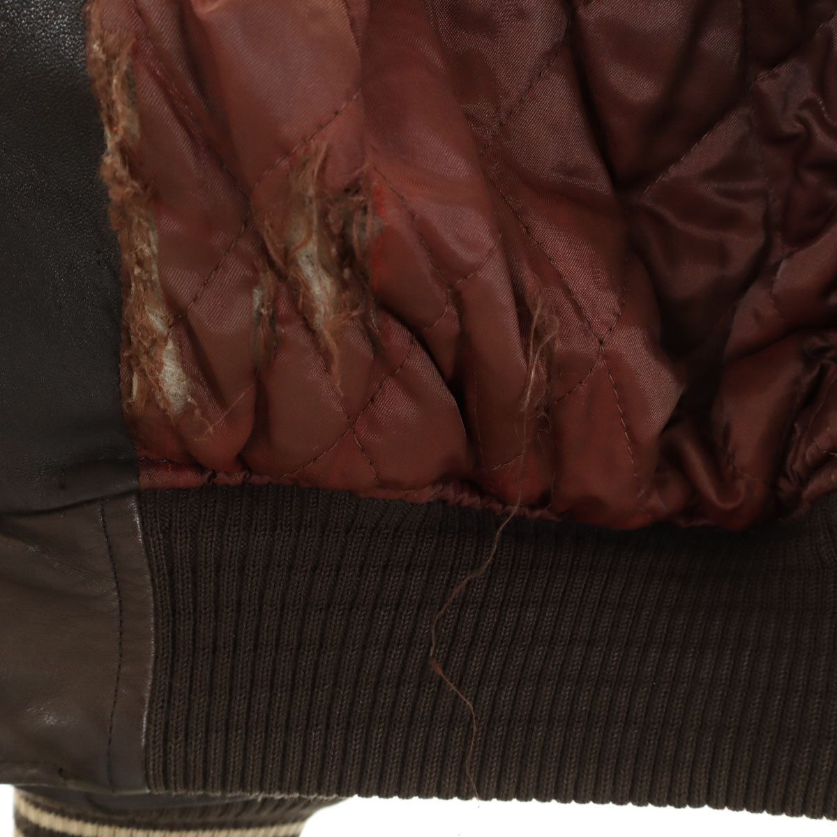 AVIREX アヴィレックス 90s オールド レザージャケット S ブラウン ブルゾン メンズ