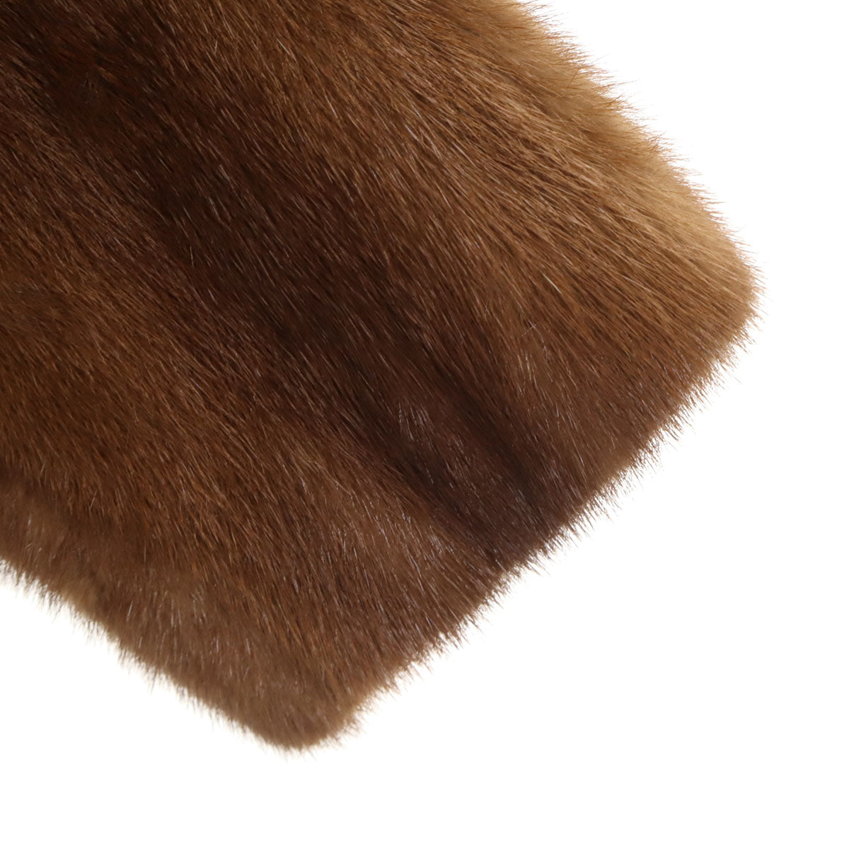 毛皮コート ブラウン レディース