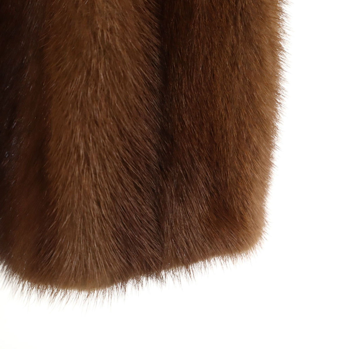 毛皮コート ブラウン レディース