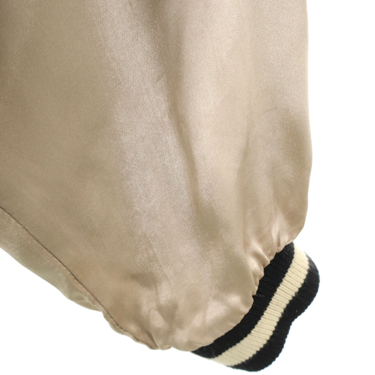 花旅楽団 花柄 リバーシブル スカル刺繍 スカジャン XL ブラック系 メンズ