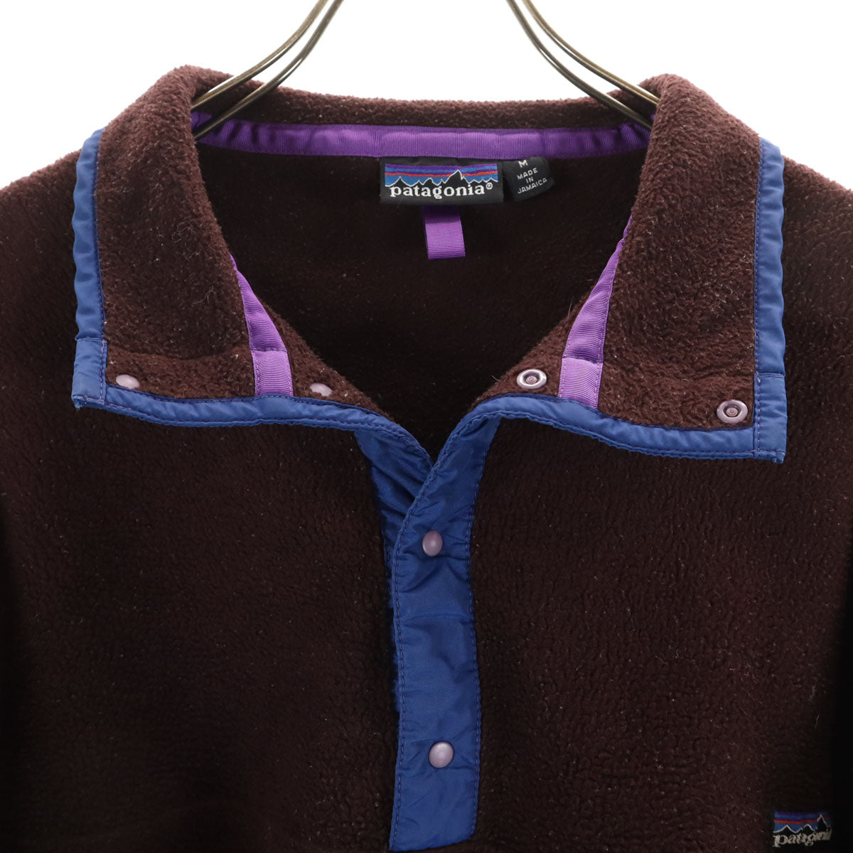 patagonia パタゴニア 90s オールド レジスター スナップT フリースジャケット M ブラウン系 プルオーバー アウトドア 25590 メンズ