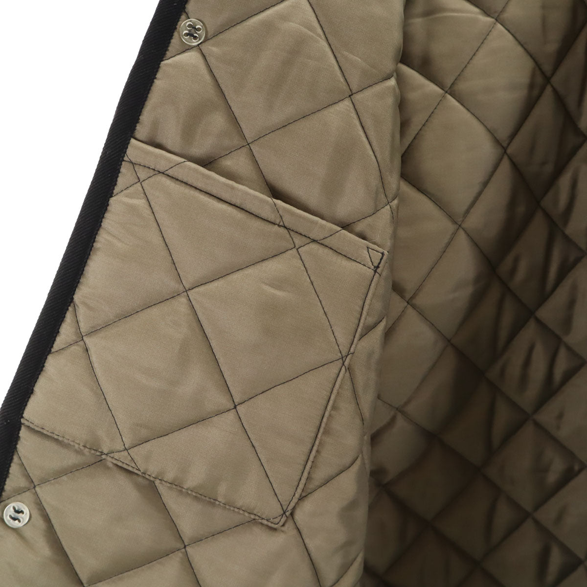 TRADITIONAL WEATHER WEAR トラディショナル ウェザーウェア ウールブレンド キルティングジャケット 36 グレー レディース