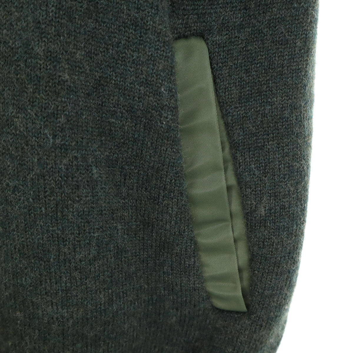 MASTER BUNNY EDITION マスターバニーエディション 日本製 ウール ゴルフ ニットジャケット 5 グレー メンズ