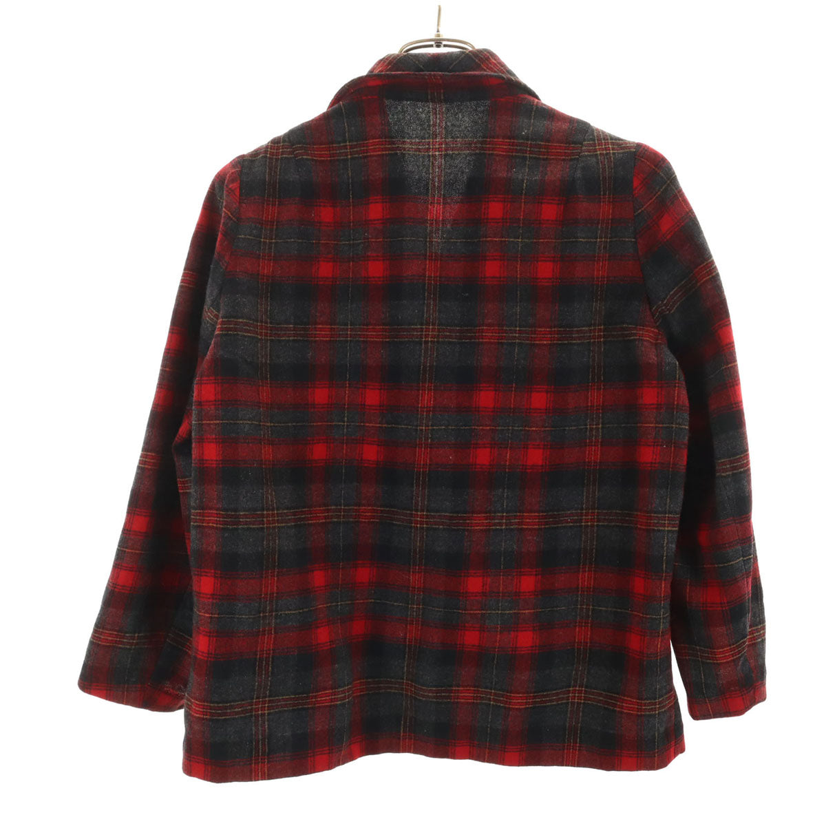 PENDLETON ペンドルトン 40s 50s ヴィンテージ チェック 長袖 ウールシャツ レッド レディース