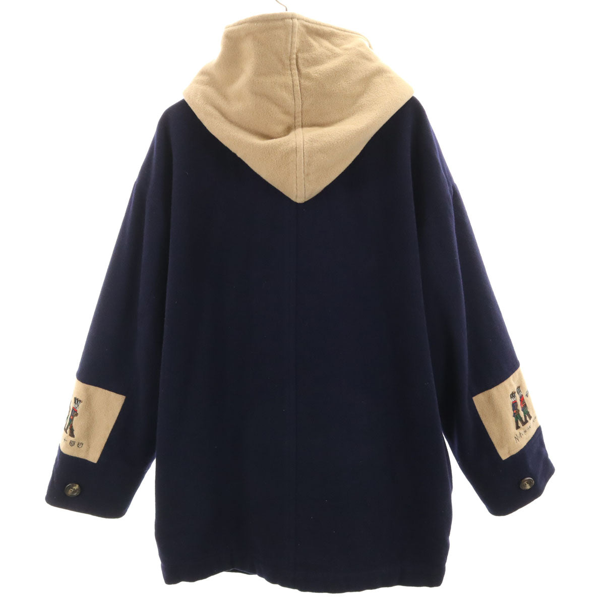 Castelbajac sport カステルバジャックスポーツ 日本製 フーデッド ウールコート 2 ネイビー 中綿 メンズ