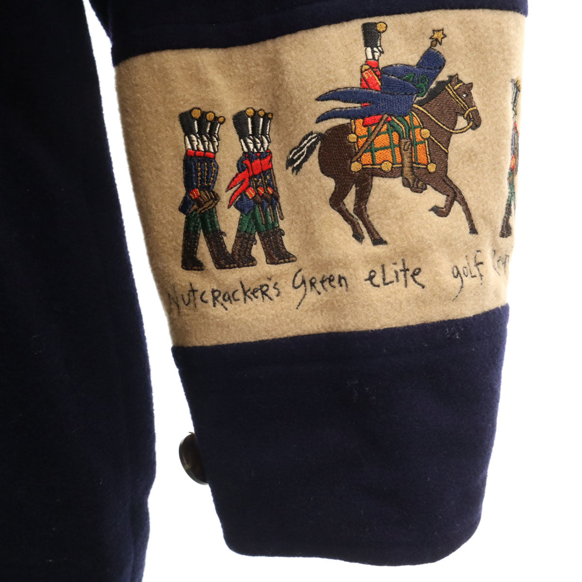 Castelbajac sport カステルバジャックスポーツ 日本製 フーデッド ウールコート 2 ネイビー 中綿 メンズ