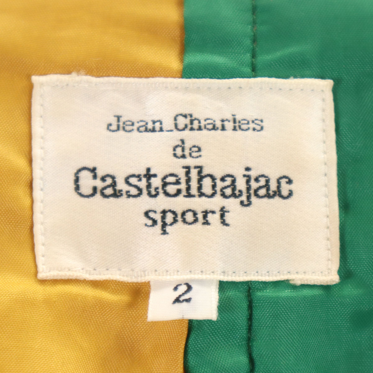 Castelbajac sport カステルバジャックスポーツ 日本製 フーデッド ウールコート 2 ネイビー 中綿 メンズ