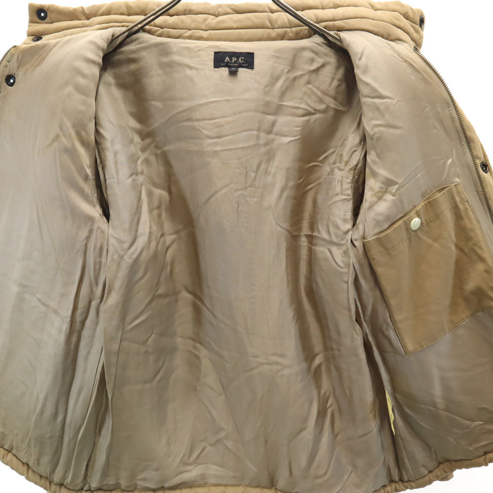 A.P.C. アーペーセー フーディー 中綿ジャケット M ブラウン メンズ