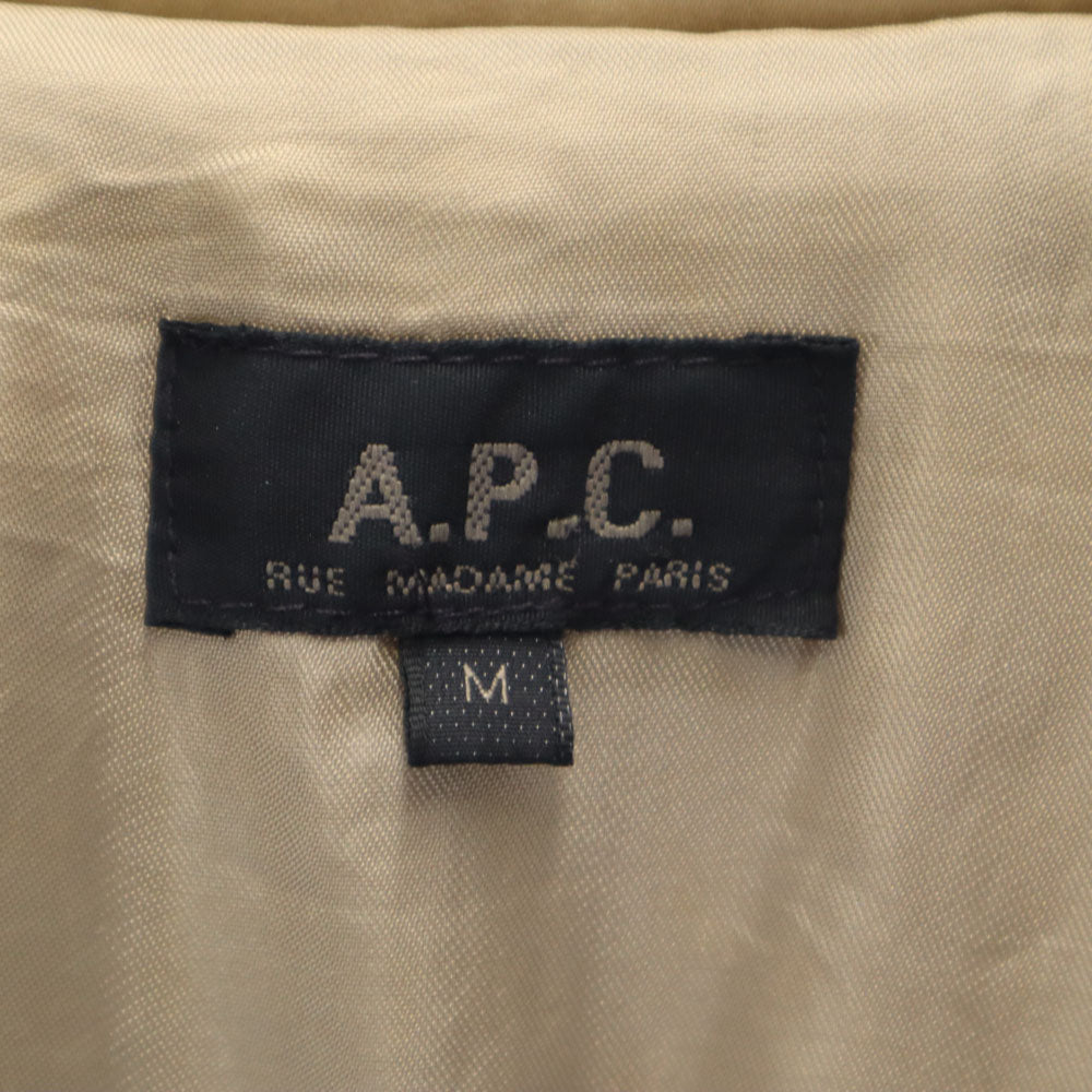 A.P.C. アーペーセー フーディー 中綿ジャケット M ブラウン メンズ